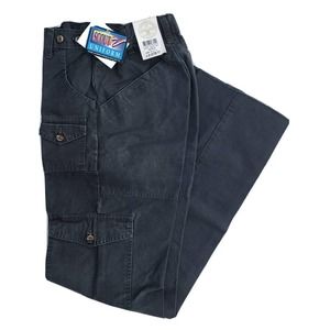 BSA Uniform Pants 24x34 Youth Tall Slim Scout Action Fit Cargo 34"inseam raw hem